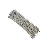 Maxbell 100Pcs Chain Link Fence Ties Metal Tie Wires for Farm Garden Easy to Install 8 Inch