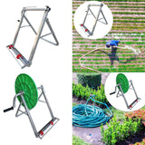 Maxbell Garden Water Hose Reel Cart Portable Hose Holder for Watering Garden Outside Without Disc
