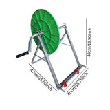 Maxbell Garden Water Hose Reel Cart Portable Hose Holder for Watering Garden Outside With Disc