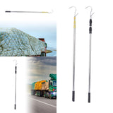 Maxbell Truck Bed Grabber Tool Stainless Steel Versatile Sturdy Reach Retriever Tool Yellow