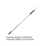 Maxbell Truck Bed Grabber Tool Stainless Steel Versatile Sturdy Reach Retriever Tool Black