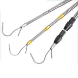 Maxbell Truck Bed Grabber Tool Stainless Steel Versatile Sturdy Reach Retriever Tool Black