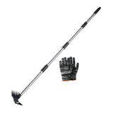 Maxbell Weed Puller Tool with Long Handle Weeding Pull for Landscaping Digging Patio 4 Section