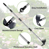 Maxbell Weed Puller Tool with Long Handle Weeding Pull for Landscaping Digging Patio 4 Section