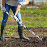 Maxbell Weed Puller Tool with Long Handle Weeding Pull for Landscaping Digging Patio 4 Section