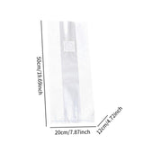 Maxbell 20x Mushroom Grow Bags Planting Tent Clear Breathable Mushroom Substrate Bag 20x12x50cm 0.06mm