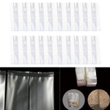 Maxbell 20x Mushroom Grow Bags Planting Tent Clear Breathable Mushroom Substrate Bag 20x12x50cm 0.08mm