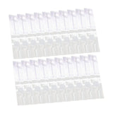 Maxbell 20x Mushroom Grow Bags Planting Tent Clear Breathable Mushroom Substrate Bag 10x8x50cm 0.08mm