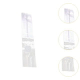 Maxbell 20x Mushroom Grow Bags Planting Tent Clear Breathable Mushroom Substrate Bag 10x8x50cm 0.08mm