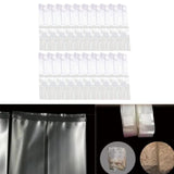 Maxbell 20x Mushroom Grow Bags Planting Tent Clear Breathable Mushroom Substrate Bag 10x8x50cm 0.08mm