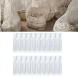Maxbell 20x Mushroom Grow Bags Planting Tent Clear Breathable Mushroom Substrate Bag 13x12x50cm 0.06mm