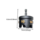 Maxbell Nut Zipper Drill Attachment Hex Shank Nut Driver for Professional Contractor