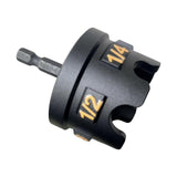 Maxbell Nut Zipper Drill Attachment Hex Shank Nut Driver for Professional Contractor