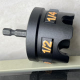 Maxbell Nut Zipper Drill Attachment Hex Shank Nut Driver for Professional Contractor