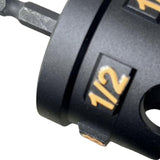 Maxbell Nut Zipper Drill Attachment Hex Shank Nut Driver for Professional Contractor