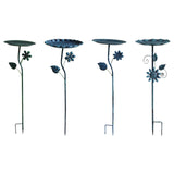 Maxbell Bird Bath for Outside Iron Decorative Birdbath Bowl for Porch Deck Courtyard Style A