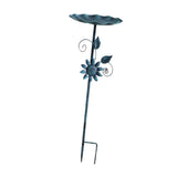 Maxbell Bird Bath for Outside Iron Decorative Birdbath Bowl for Porch Deck Courtyard Style A