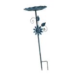 Maxbell Bird Bath for Outside Iron Decorative Birdbath Bowl for Porch Deck Courtyard Style A