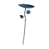Maxbell Bird Bath for Outside Iron Decorative Birdbath Bowl for Porch Deck Courtyard Style B