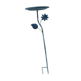 Maxbell Bird Bath for Outside Iron Decorative Birdbath Bowl for Porch Deck Courtyard Style C