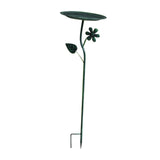 Maxbell Bird Bath for Outside Iron Decorative Birdbath Bowl for Porch Deck Courtyard Style D