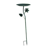 Maxbell Bird Bath for Outside Iron Decorative Birdbath Bowl for Porch Deck Courtyard Style D