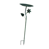 Maxbell Bird Bath for Outside Iron Decorative Birdbath Bowl for Porch Deck Courtyard Style D