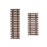 Maxbell Wall Planter Wall Decoration Wooden Hanging Planter for Garden Patio Balcony Length 60cm
