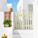 Maxbell Wall Planter Wall Decoration Wooden Hanging Planter for Garden Patio Balcony Length 60cm