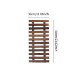 Maxbell Wall Planter Wall Decoration Wooden Hanging Planter for Garden Patio Balcony Length 60cm