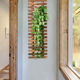 Maxbell Wall Planter Wall Decoration Wooden Hanging Planter for Garden Patio Balcony Length  90cm