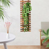 Maxbell Wall Planter Wall Decoration Wooden Hanging Planter for Garden Patio Balcony Length  90cm