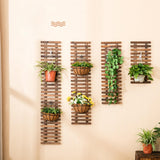 Maxbell Wall Planter Wall Decoration Wooden Hanging Planter for Garden Patio Balcony Length  90cm