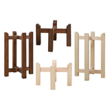 Maxbell Plant Shelf Wood Portable Planter Rack for Potted Plants Living Room Balcony Brown Single Layer