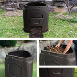 Maxbell Large Compost Bin 450L Portable Fermentation Tank for Yard Household Balcony