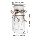 Maxbell Milk Jug Planter Rustic Garden Plant Pot for Wedding Home Office Living Room A