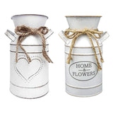 Maxbell Milk Jug Planter Rustic Garden Plant Pot for Wedding Home Office Living Room A