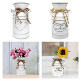 Maxbell Milk Jug Planter Rustic Garden Plant Pot for Wedding Home Office Living Room A