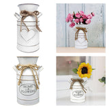 Maxbell Milk Jug Planter Rustic Garden Plant Pot for Wedding Home Office Living Room A