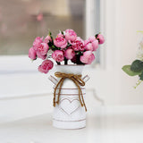 Maxbell Milk Jug Planter Rustic Garden Plant Pot for Wedding Home Office Living Room A