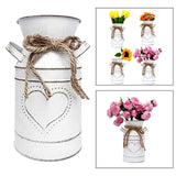 Maxbell Milk Jug Planter Rustic Garden Plant Pot for Wedding Home Office Living Room A