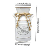 Maxbell Milk Jug Planter Rustic Garden Plant Pot for Wedding Home Office Living Room B