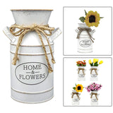 Maxbell Milk Jug Planter Rustic Garden Plant Pot for Wedding Home Office Living Room B