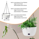 Maxbell Hanging Planter Decoration for Outdoor Indoor Plants for Window Porch Garden L
