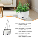 Maxbell Hanging Planter Decoration for Outdoor Indoor Plants for Window Porch Garden L