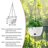 Maxbell Hanging Planter Decoration for Outdoor Indoor Plants for Window Porch Garden L