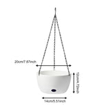 Maxbell Hanging Planter Decoration for Outdoor Indoor Plants for Window Porch Garden S