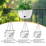 Maxbell Hanging Planter Decoration for Outdoor Indoor Plants for Window Porch Garden S