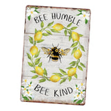 Maxbell Tin Painting Rustic Pastoral Wall Art Decor for Backyard Spring Summer Porch