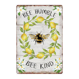 Maxbell Tin Painting Rustic Pastoral Wall Art Decor for Backyard Spring Summer Porch